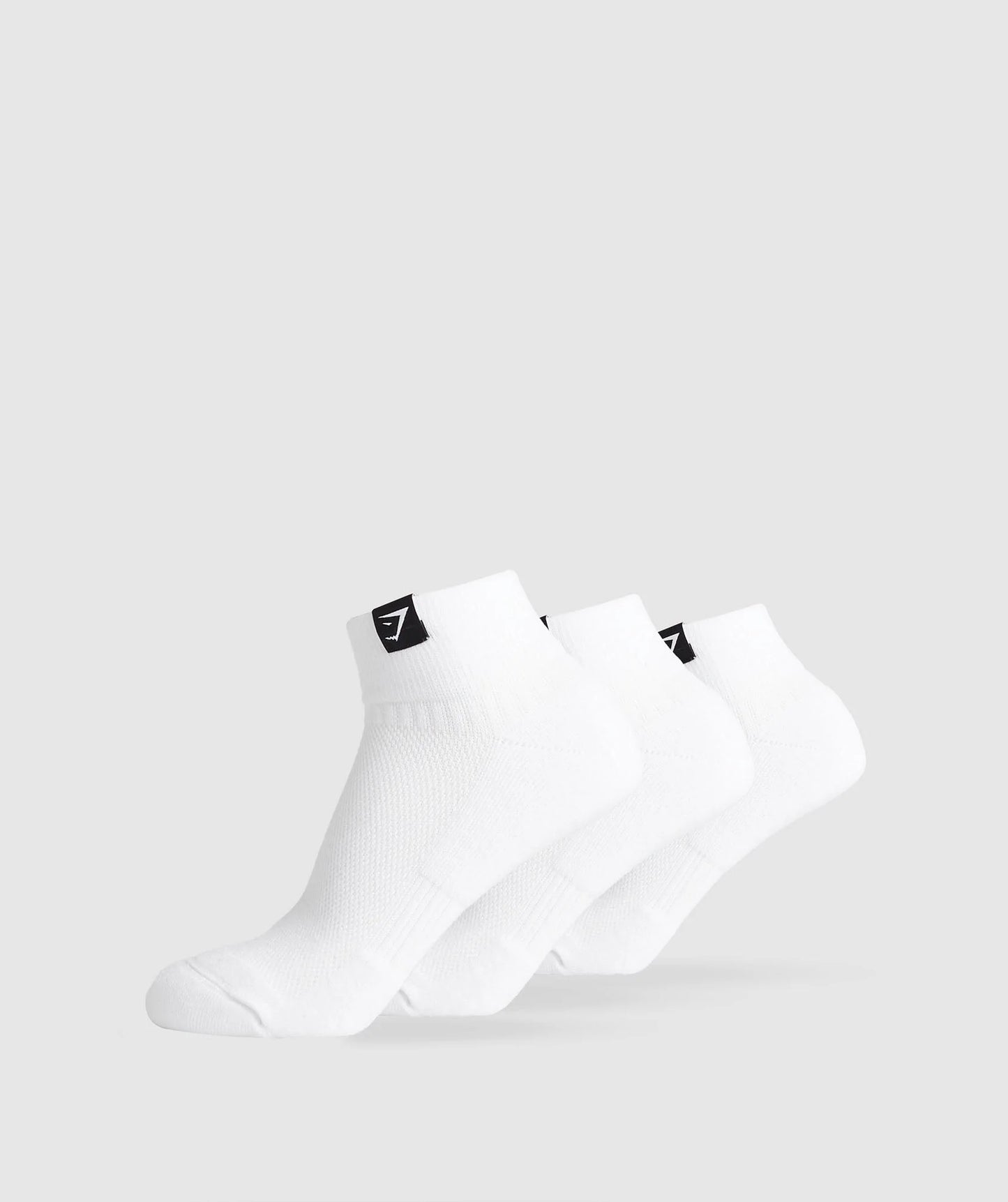 Woven Tab Quarter Socks 3pk #604912