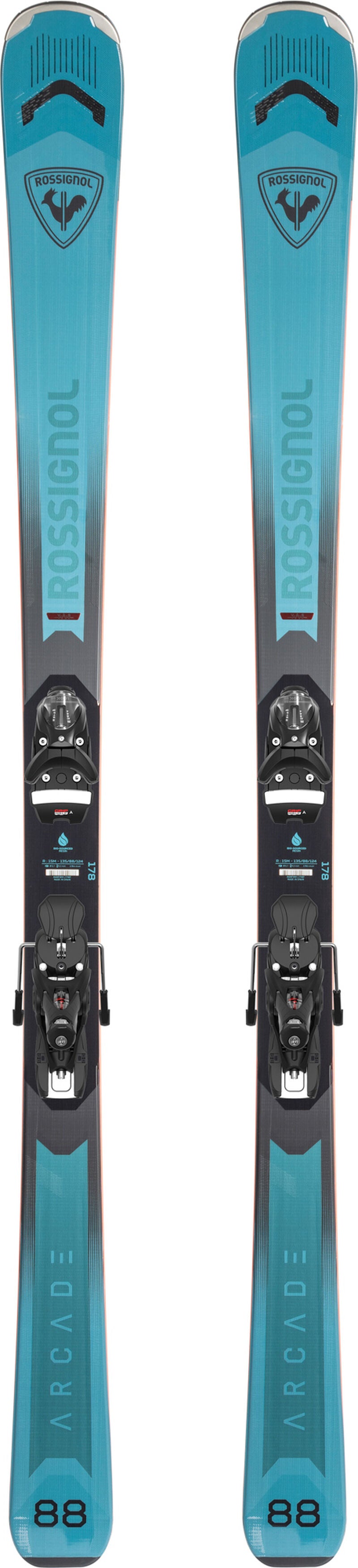 Unisex's Rossignol Arcade 88 Skis #233742