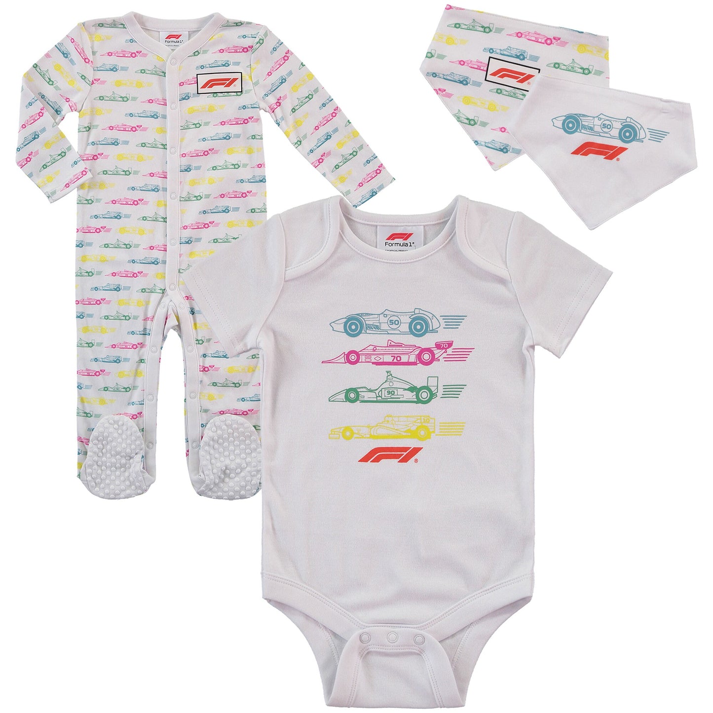 Formula 1 4 Piece Gift Set - Baby - White/Multi #961286
