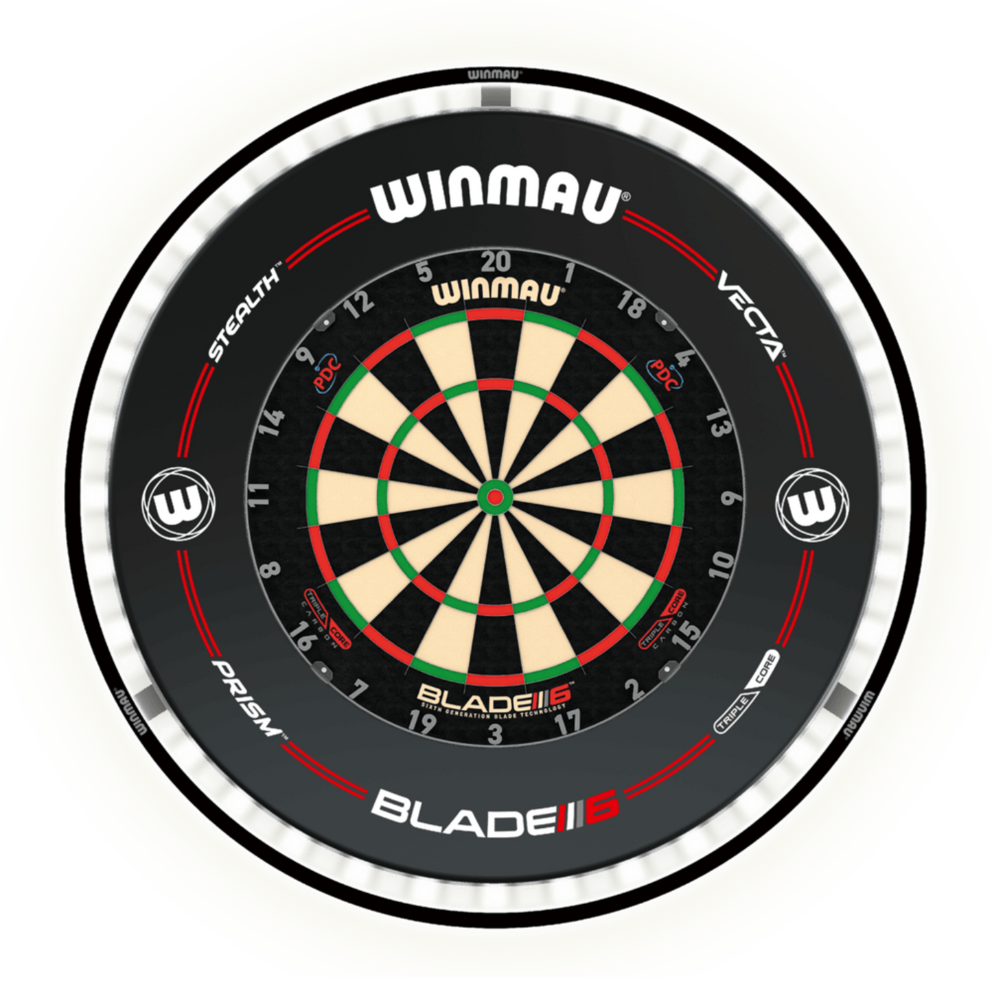 Winmau Blade 6 Triple Core + Winmau Pro Line Surround + Winmau Plasma #431290