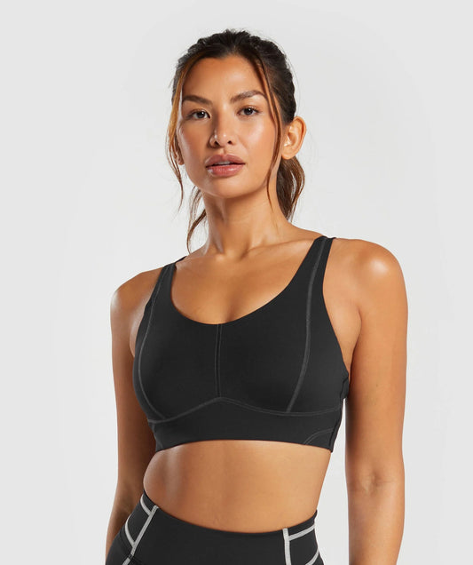 Stitch Feature Sports Bra #503378