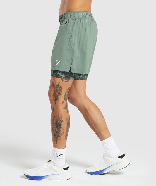 Sport 5&quot; 2 in 1 Shorts #137107