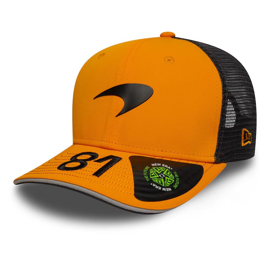 McLaren New Era Oscar Piastri 9SEVENTY Stretch Snap Cap - Papaya - Kids #873883