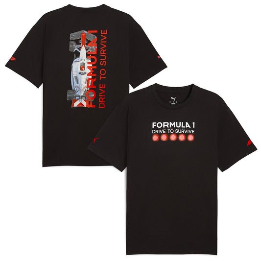 Formula 1 Drive to Survive Graphic Race T-Shirt - Black #927448