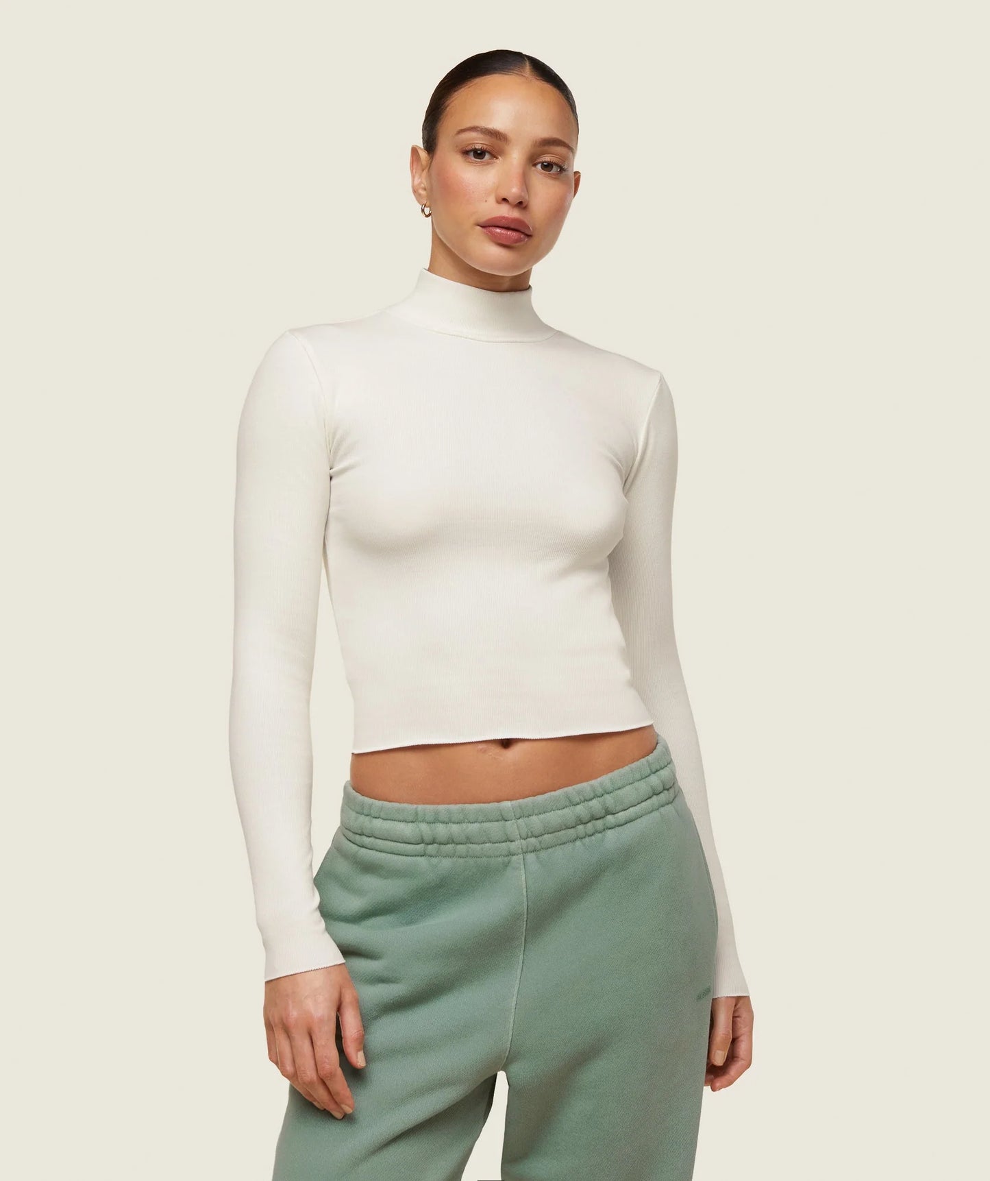 everywear Long Sleeve Ribbed Turtle Neck #399637