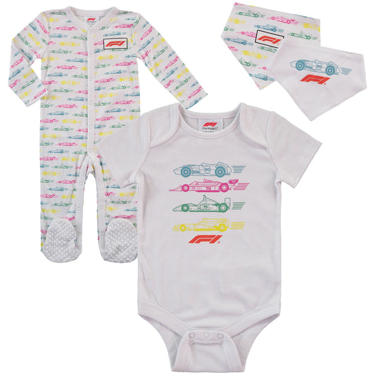 Formula 1 4 Piece Gift Set - Baby - White/Multi #961286
