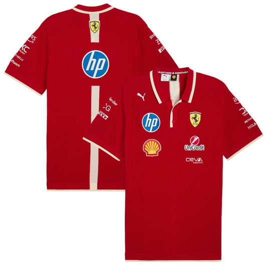 Scuderia Ferrari PUMA Team Special Edition China GP Knitted Polo - Red #659918